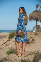 Cargar imagen en el visor de la galería, Vestido Camisero Jardin Sunset And Moon
