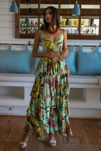 Vestido Antik Jardin Fluor Sunset & Moon
