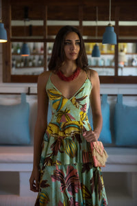 Vestido Antik Jardin Fluor Sunset & Moon