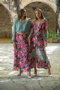 Vestido Bouquet Borlon Sunset And Moon