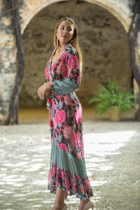 Vestido Bouquet Borlon Sunset And Moon
