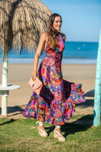 Cargar imagen en el visor de la galería, Vestido Santorini Halter Sunset &amp; Moon

