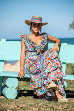 Cargar imagen en el visor de la galería, Vestido Atenas Volante Sunset &amp; Moon
