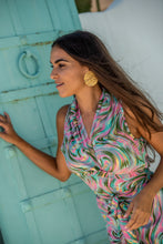 Cargar imagen en el visor de la galería, Vestido Mikonos Cruzado Sunset &amp; Moon

