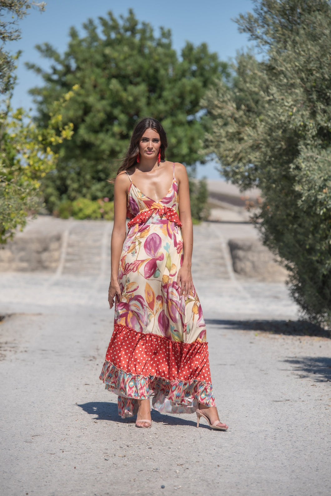 Vestido Cream Canastero Sunset & Moon