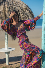 Cargar imagen en el visor de la galería, Vestido Santorini Elastic Sunset &amp; Moon
