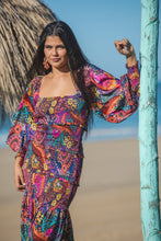 Cargar imagen en el visor de la galería, Vestido Santorini Elastic Sunset &amp; Moon
