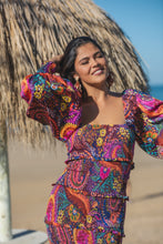 Cargar imagen en el visor de la galería, Vestido Santorini Elastic Sunset &amp; Moon
