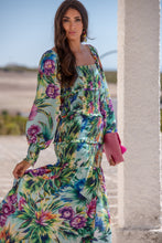Cargar imagen en el visor de la galería, Vestido Fiori Elastic Sunset &amp; Moon
