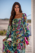 Cargar imagen en el visor de la galería, Vestido Fiori Elastic Sunset &amp; Moon
