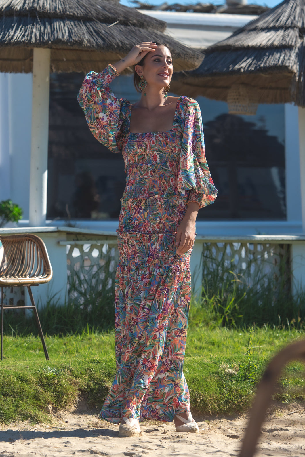 Vestido Gomera Elastic Sunset & Moon