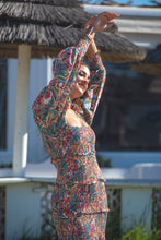 Cargar imagen en el visor de la galería, Vestido Gomera Elastic Sunset &amp; Moon
