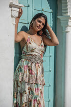 Cargar imagen en el visor de la galería, Vestido Guacamayo Volante Sunset &amp; Moon
