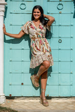 Cargar imagen en el visor de la galería, Vestido Guacamayo Corto Sunset &amp; Moon
