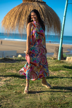 Cargar imagen en el visor de la galería, Vestido Chíos Halter Sunset &amp; Moon
