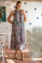 Cargar imagen en el visor de la galería, Vestido Azteca Halter Sunset &amp; Moon
