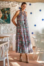 Cargar imagen en el visor de la galería, Vestido Azteca Halter Sunset &amp; Moon
