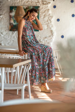 Cargar imagen en el visor de la galería, Vestido Azteca Halter Sunset &amp; Moon
