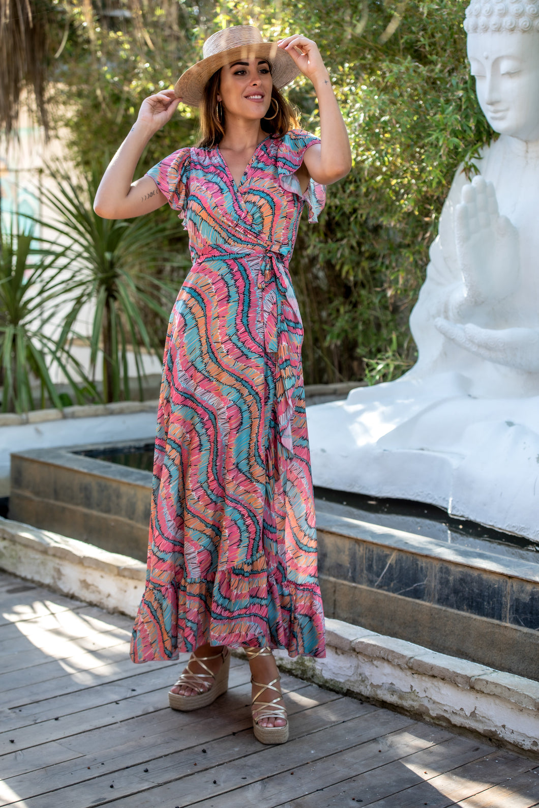 Vestido Etna Cruzado Sunset & Moon