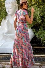 Cargar imagen en el visor de la galería, Vestido Etna Cruzado Sunset &amp; Moon
