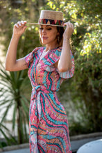 Cargar imagen en el visor de la galería, Vestido Etna Cruzado Sunset &amp; Moon
