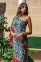 Cargar imagen en el visor de la galería, Vestido Magalí Flecos Sunset &amp; Moon
