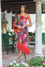 Cargar imagen en el visor de la galería, Vestido Brasil Flecos Sunset &amp; Moon
