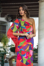 Cargar imagen en el visor de la galería, Vestido Brasil Flecos Sunset &amp; Moon
