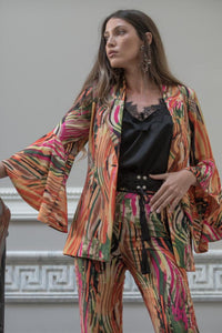Top Lencero Elegant Kahyra Negro