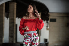 Cargar imagen en el visor de la galería, Top Velero Kahyra Rojo
