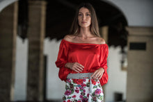 Cargar imagen en el visor de la galería, Top Velero Kahyra Rojo
