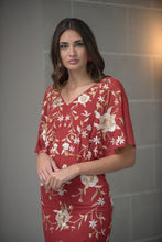 Cargar imagen en el visor de la galería, Vestido Jara Bordado Rojo Kahyra
