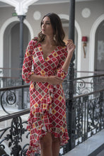 Cargar imagen en el visor de la galería, Vestido Dama Rojo Kahyra
