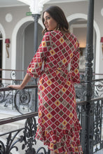 Cargar imagen en el visor de la galería, Vestido Dama Rojo Kahyra

