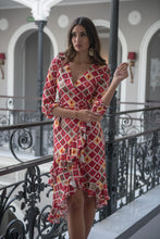 Cargar imagen en el visor de la galería, Vestido Dama Rojo Kahyra
