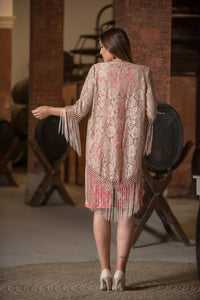 Vestido Manton Coral Kahyra