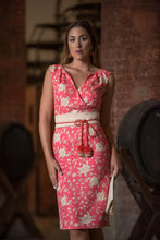 Cargar imagen en el visor de la galería, Vestido Manton Coral Kahyra
