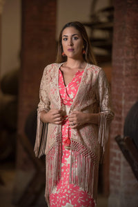 Vestido Manton Coral Kahyra