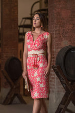 Cargar imagen en el visor de la galería, Vestido Manton Coral Kahyra
