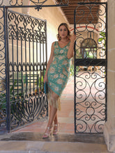 Cargar imagen en el visor de la galería, Vestido Bulería Verde Kahyra
