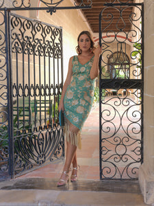 Vestido Bulería Verde Kahyra