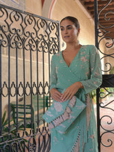 Cargar imagen en el visor de la galería, Vestido Alegría Verde Agua Kahyra
